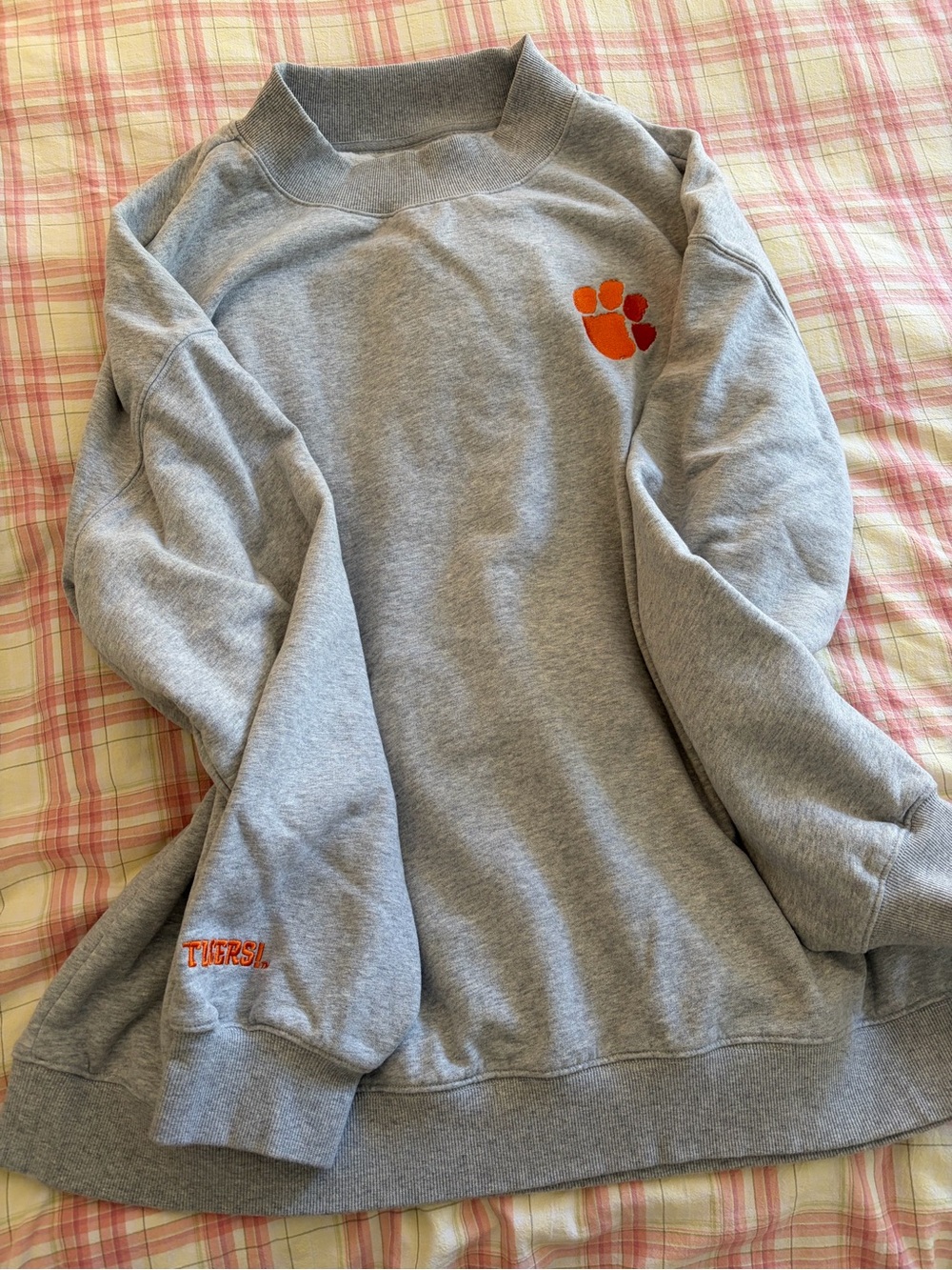 Vintage Traditions Clemson Tigers Mockneck Sweatshirt